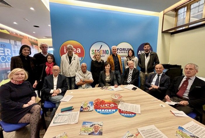 La presentazione della lista 'Idea Sanremo'