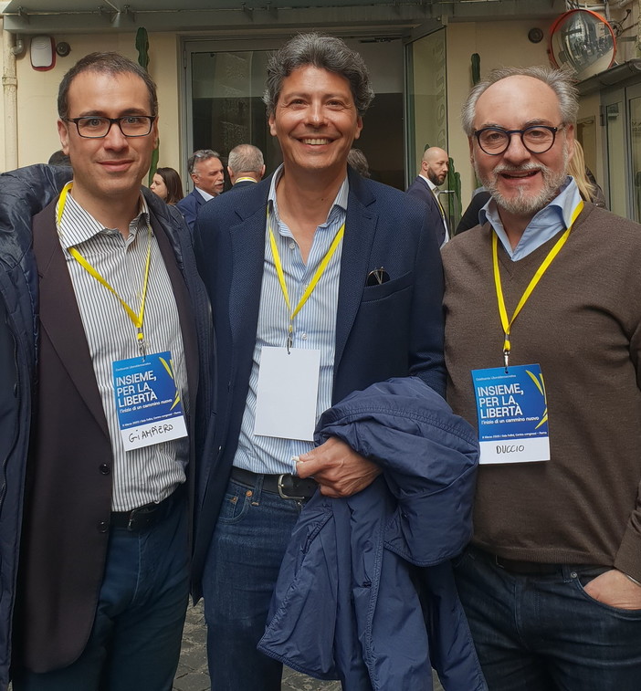 Duccio Guidi e Giampiero Alberti dalla provincia di Imperia alla costituente del Partito Liberal-Democratico di Roma