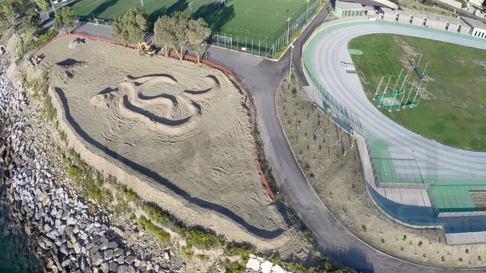 Sanremo: proseguono senza sosta i lavori per la pista di 'Pump Track' nella zona di Pian di Poma