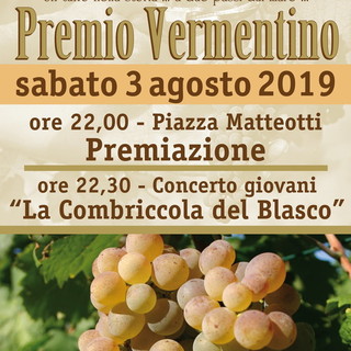 Diano Castello: sabato 3 agosto torna anche quest'anno il 'Premio Vermentino', il programma