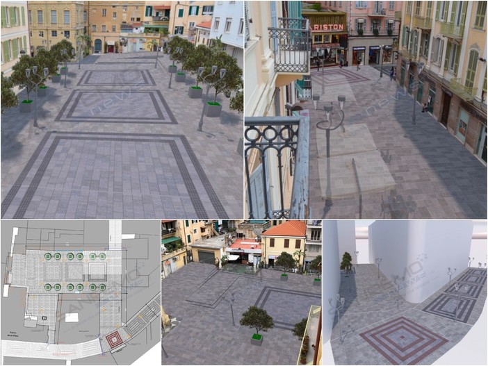 Il progetto per piazza Borea D'Olmo e via Matteotti