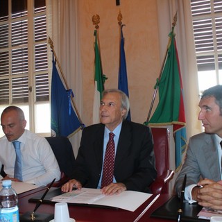 Un momento della presentazione dell'evento in Comune ad Imperia