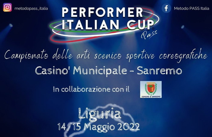Sanremo: sabato e domenica prossimi al Casinò la fase regione della 'Performer Italian Cup' Sanremo: sabato e domenica prossimi al Casinò la fase regione della 'Performer Italian Cup'