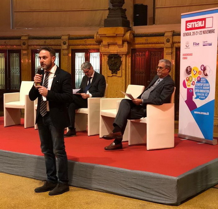 Oggi a Genova il presidente dell'assemblea regionale Alessandro Piana allo Smau