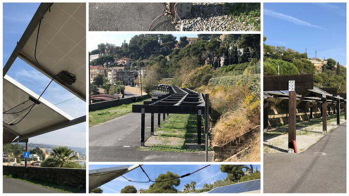 Sanremo: impianto fotovoltaico al parcheggio di Bussana a mare, a breve un incontro tra Amaie ed Area 24
