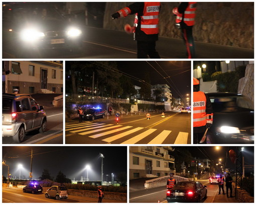 Sanremo: posto di blocco alla periferia Ovest in corso Marconi, molti mezzi pesanti controllati