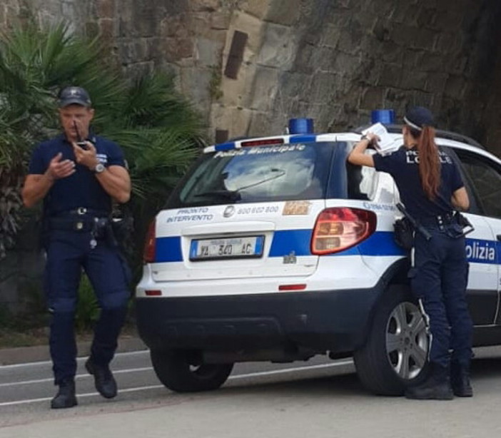 Sanremo: nuovo nido di vespe velutine sulla ciclabile ai 'Tre Ponti', intervento della Municipale e dei Rangers