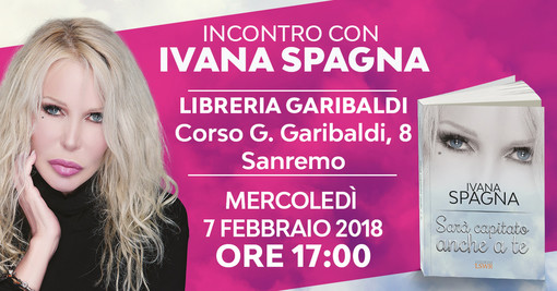 Sanremo: Ivana Spagna e gli eventi paranormali della sua quotidianità, mercoledì 7 febbraio alla Libreria Garibaldi