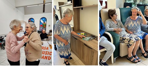 Gli anziani della residenza ‘Julia’ di Sanremo creano una ‘Playlist dei Ricordi’ su Spotify