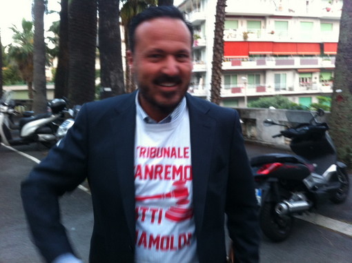 Sanremo: approda in consiglio comunale la protesta contro l'accorpamento del tribunale, nuovo striscione a palazzo Bellevue