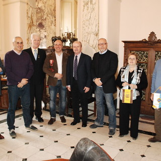 I club service con l'Assessore Berrino ed il M° Santori