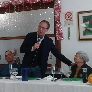 Sanremo: l'Amministrazione comunale lunedì scorso al pranzo di Natale di 'Casa Serena' (Foto)