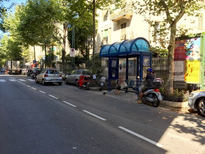 Sanremo: spostamento della pensilina in corso Garibaldi, l'Amministrazione non ne sapeva nulla