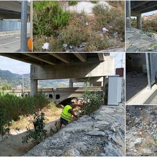 Ventimiglia, rifiuti nel Roya: iniziata la pulizia nell'argine del fiume (Foto e video) Ventimiglia, rifiuti nel Roya: iniziata la pulizia nell'argine del fiume (Foto e video)