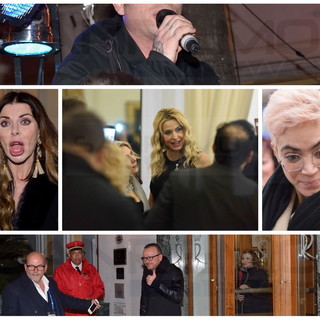 #Festival2017: ieri la 'movida' in centro, ecco Alba Parietti, Valeria Marini, Elodie, Clementino e tanti altri (Foto)