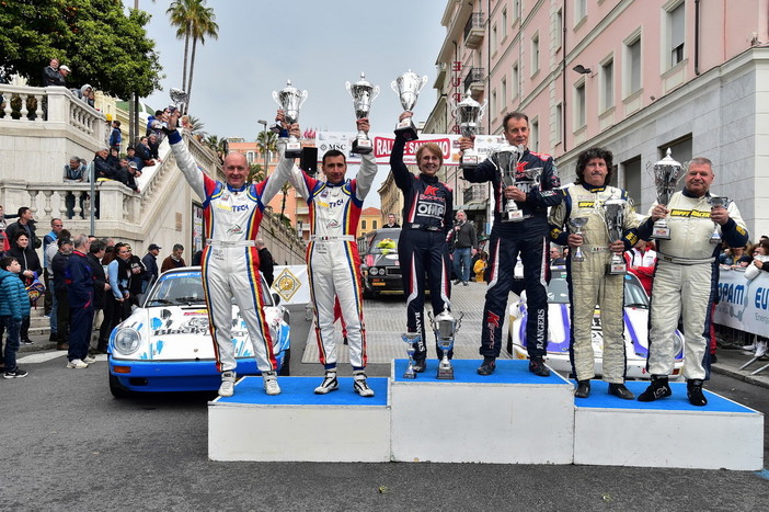 Al Sanremo Rally Storico, 'Lucky'-Pons sul gradino più alto del podio