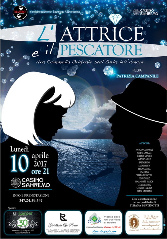 Sanremo: torna in teatro dopo la pausa per film e cortometraggi l'attrice matuziana Patrizia Campanile Sanremo: torna in teatro dopo la pausa per film e cortometraggi l'attrice matuziana Patrizia Campanile