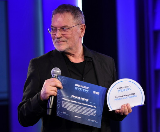 Casa Sanremo Writers 2026 celebra la cultura: record di partecipazione, Premio alla Carriera a Franco Simone