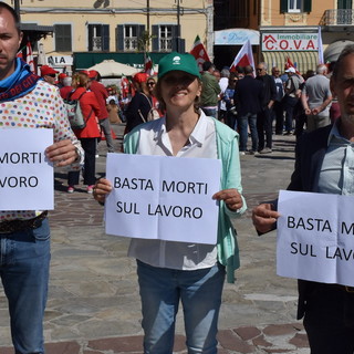 Sanremo, l'allarme dal palco del 1° Maggio: "Infortuni sul lavoro aumentati del 5,3% in provincia di Imperia"