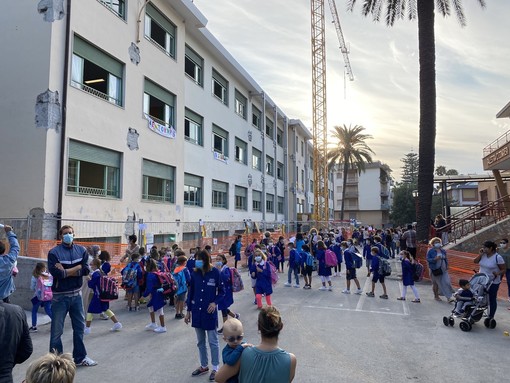 La scuola di via Pelloux a Bordighera