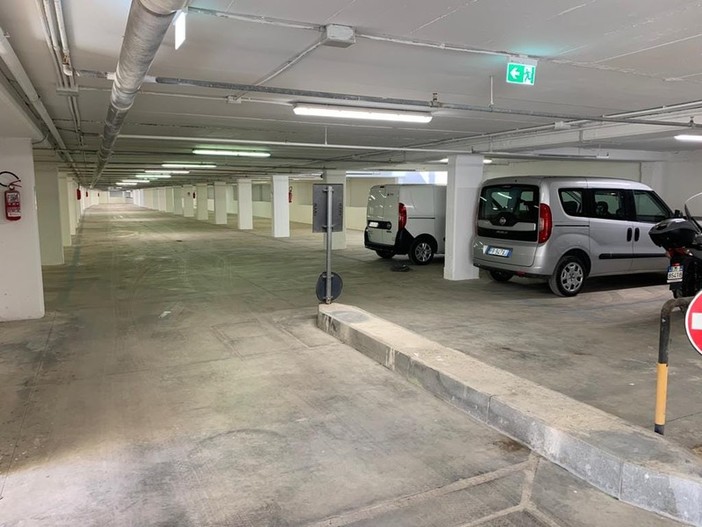 Il parcheggio interrato di Ospedaletti