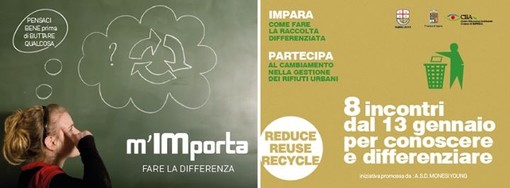 Imperia: martedì al Centro Polivalente l'ultima lezione del corso di sensibilizzazione ambientale