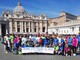 I ragazzi dell'Azione Cattolica di San Siro in piazza San Pietro