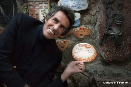 Pepi Morgia da ieri è nel novero delle celebrità del Muretto di Alassio