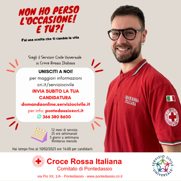 Servizio Civile in Croce Rossa a Pontedassio, auguri e prospettive per l’anno futuro Servizio Civile in Croce Rossa a Pontedassio, auguri e prospettive per l’anno futuro
