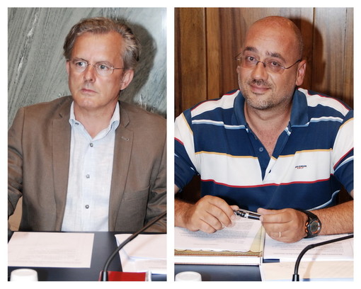 I consiglieri del Pd Paolo Verda e Giuseppe Zagarella