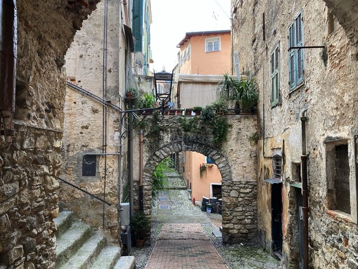 La 'Pigna', il centro storico di Sanremo La 'Pigna', il centro storico di Sanremo