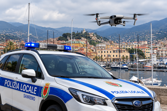 Sanremo, la Polizia Locale si dota di un drone da 2.440 euro: sarà utilizzato per incidenti e controlli