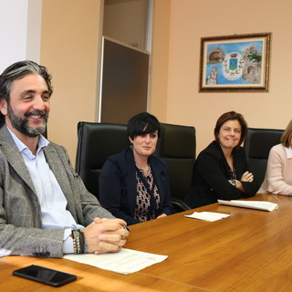 Da sinistra: Mario Conio, Barbara Dumarte, Ilaria Natta e Chiara Cerri