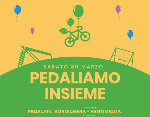 Sabato prossimo l'appuntamento con 'Pedaliamo insieme': tutti in bicicletta tra Bordighera e Ventimiglia