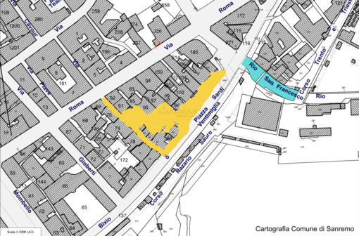 Il perimetro del Civ di piazza Bresca