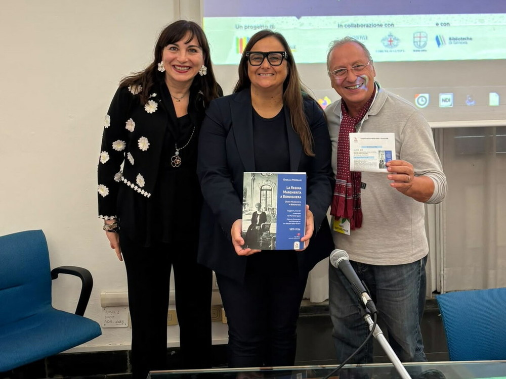 Regina Margherita, a Palazzo Ducale il libro di Gisella Merello: “Un’influencer ante litteram”, il legame con Bordighera e il futuro di Villa Regina Regina Margherita, a Palazzo Ducale il libro di Gisella Merello: “Un’influencer ante litteram”, il legame con Bordighera e il futuro di Villa Regina