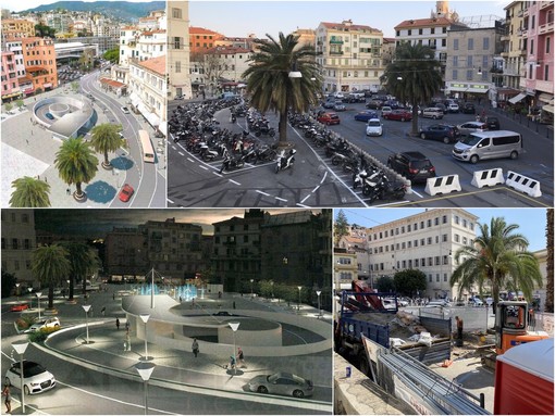I lavori per i carotaggi in piazza Eroi Sanremesi I lavori per i carotaggi in piazza Eroi Sanremesi