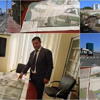 Messa in sicurezza della foce del Verbone a Vallecrosia, Biasi: "Va avanti il progetto di riqualificazione e rigenerazione urbana" (Foto e video)