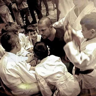 Gli atleti del club ventimigliese 'Passione Judo' ieri al 'Torneo di Natale' di Genova