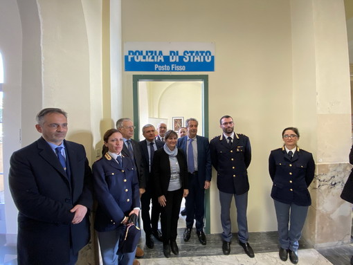 Sanremo: questa mattina la presentazione al 'Borea', da oggi l'ospedale torna ad avere il 'Posto fisso di Polizia' (Foto e Video)