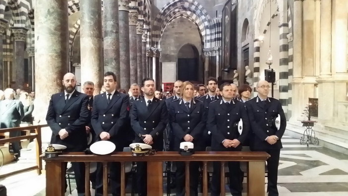Genova: molti esponenti delle forze dell'ordine della provincia di Imperia al Precetto Pasquale (Foto e Video)