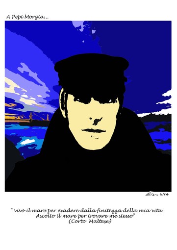 La cartolina ricordo di Pepi realizzata dal cartoonist Tiziano Riverso La cartolina ricordo di Pepi realizzata dal cartoonist Tiziano Riverso