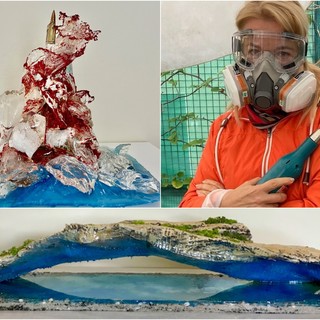 L'artista sanremese Paola Arrigoni espone una scultura a Milano e una a Marsiglia