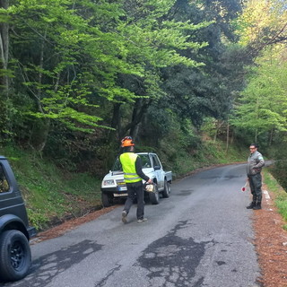 Perinaldo: lavori in corso sulla Strada Provinciale 61, massima prudenza per chi transita