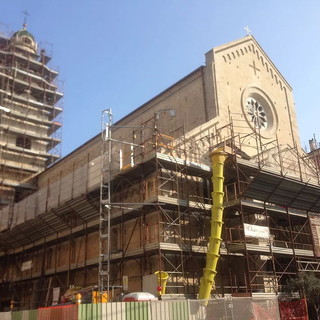 Uno dei lavori eseguiti dalla 'Matuzia', quello alla Chiesa di San Siro Uno dei lavori eseguiti dalla 'Matuzia', quello alla Chiesa di San Siro