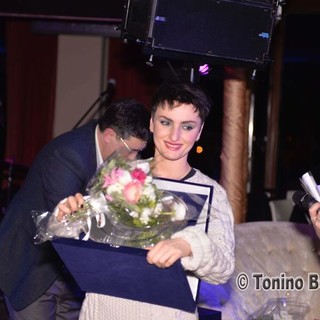 #Sanremo2015: Arisa premiata al Sanremo Hit Award 2015, le foto di Tonino Bonomo