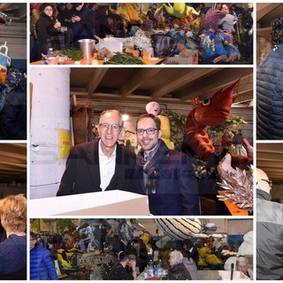 Sanremo: scatta la notte prima della sfilata, il lavoro dei carristi e la visita dei Sindaci (Foto e Video)