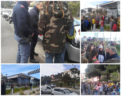 Imperia: mobilitazione provinciale di 'Global Strike for Future', il corteo continua senza autorizzazione e interviene la Questura (Foto e Video)