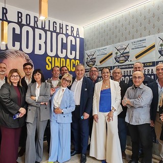 'Per Bordighera' inaugura il point elettorale e si presenta: "La città deve tornare attrattiva e protagonista" (Foto e video)