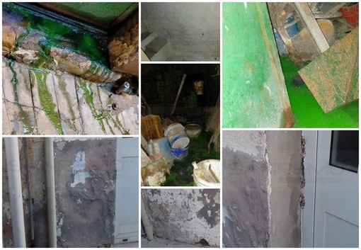 Sanremo: acque nere da mesi in via Tapoletti e vicolo Costa nella Pigna, a rischio muri e anche i caruggi (Foto) Sanremo: acque nere da mesi in via Tapoletti e vicolo Costa nella Pigna, a rischio muri e anche i caruggi (Foto)